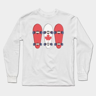 Canada Skateboards Long Sleeve T-Shirt